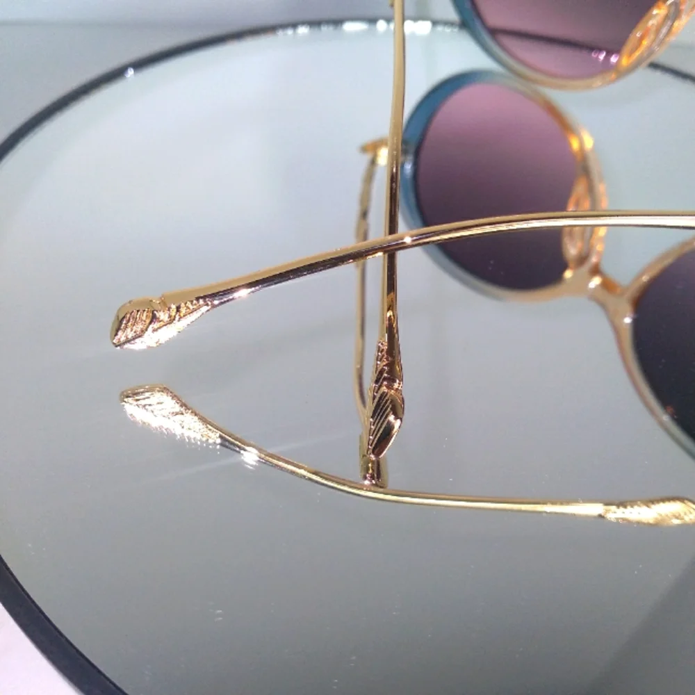 It's A New Day Blue Round Sunglasses - Picture 10 of 10